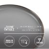 Thyme & Table Dinnerware Gray Ava Stoneware Salad Round Plates, 4 Pack