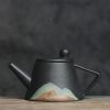 Japanese-Style Ceramic Teapot – Underglaze Color, Single Pot Set