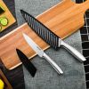 Hecef Stainless Steel 5-Piece Knife Set – High Carbon Blades, Ergonomic Comfort Handles