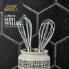 Thyme & Table Gray Silicone Mini Whisks – 2-Pack