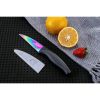 Sharp & Stylish – SiliSlick Rainbow Knife Set with Protective Sheaths