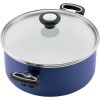 Farberware PURECOOK 12-Piece Blue Ceramic Nonstick Cookware Set