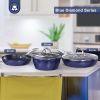 RAINBEAN Nonstick Ceramic Blue Kitchen Cookware Set