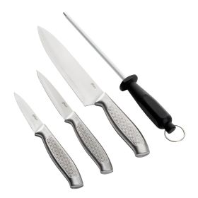 Oster Edgefield Stainless Steel 4 Piece Cutlery Set Oster Edgefield Stainless Steel 4 Piece Cutlery Set