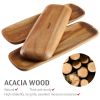 Hecef Acacia Charcuterie Board and Serving Platter 3 Piece Set,