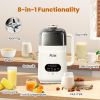 34oz Nut Milk Maker. 8 in 1 Automatic Homemade Nut-Soy-Almond-Oat-Milk-Fruit and Vegetable Milk Maker