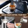 ICUIRE 20-Bar Espresso Machine with Milk Frother and 1.5L Water Tank