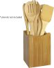 Oceanstar Bamboo Utensil Storage – A Stylish Solution for Kitchen Organization