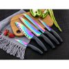 Sharp & Stylish – SiliSlick Rainbow Knife Set with Protective Sheaths