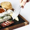 Hecef Cheese & Charcuterie Board – Removable Black Slate with Cutlery Knife