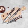 MasterForge 12-Piece Handcrafted Butcher Knife Set