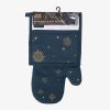 2-Pack Celestial Oven Mitt & Pot Holder Set by Thyme & Table – Starry Kitchen Essentials