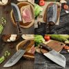 MasterForge 12-Piece Handcrafted Butcher Knife Set