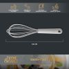 Thyme & Table Stylish Gray Silicone Whisk for Baking and Cooking