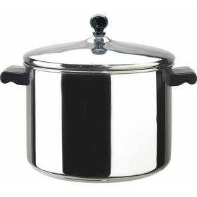 Farberware Classic Series 8-Quart Silver Stockpot with Lid - Timeless Design