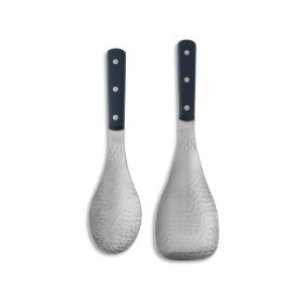 Thyme & Table 2-Piece Hammered Metal Cooking Utensil Set