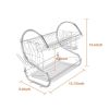 NeatNest 2-Tier Dish Drying Rack with Cutlery Holder