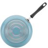 Farberware 15-Piece Vibrant Aqua Aluminum Nonstick Cookware Set