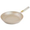 Thyme & Table Non-Stick 12-Piece Granite Cookware, Beautiful Taupe Finish