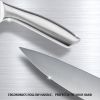 Hecef Stainless Steel 5-Piece Knife Set – High Carbon Blades, Ergonomic Comfort Handles