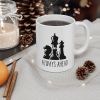 Chess Pieces Always Ahead Ceramic Mug – For Those Who Always Plan Ahead