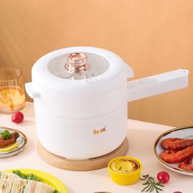 Multi-Functional Mini Electric Cooker, Household Frying Pan with Steamer, Great for Students and Instant Meals