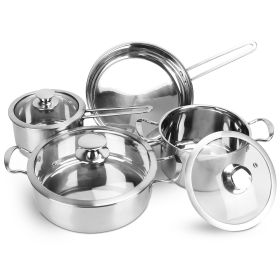 Induction Ready: Stainless Steel Cookware Set – Fast, Even Heat for Every Meal