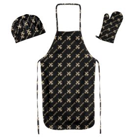 New Orleans Saints 3-Piece Set – Apron, Mitt, and Hat for Fans