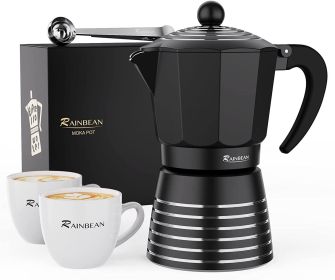 Stovetop Aluminum Espresso, Moka Maker