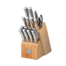 Chicago Cutlery Elston 16-Piece Kitchen Knife Set with Wooden Block