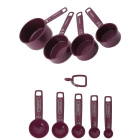 Farberware Professional 9-piece Measuring Set, Maroon