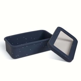 Thyme & Table Versatile 9" Silicone Baking Loaf Pan with Glass Lid