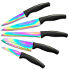 Sharp & Stylish – SiliSlick Rainbow Knife Set with Protective Sheaths