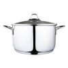 Modern Elegance: Serenk Stainless Steel Stock Pot, 24 cm