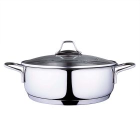 Sauté in Style: Serenk 24 cm Stainless Steel Sauté Pan