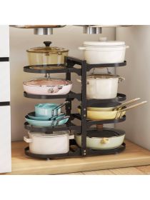 Multi-Layer 8-Tier Pot and Lid Organizer Rack