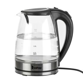 ZOKOP Glass Electric Kettle – Large 1.8L Capacity with 1200W Fast Heating