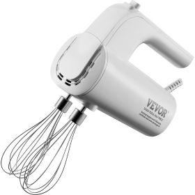 VEVOR Digital Hand Mixer – 5-Speed 200W Electric Mixer with Turbo Boost and Accessories