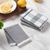 Better Homes & Gardens Elegant 4-Pack Oversized Dish Cloths in Rich Black