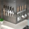 Premium Space-Saving Stainless Steel Magnetic Knife Rack for Kitchens