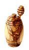 Sweet Grove Olive Wood Honey Pot with Dipper