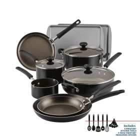 Farberware 22-Piece Easy Clean Nonstick Cookware Set – Ultimate Kitchen Essentials