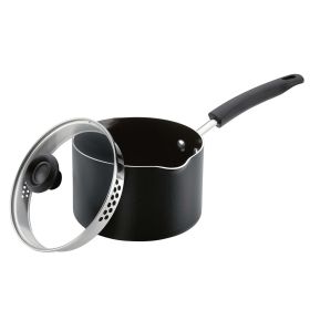 Farberware 3-Quart Aluminum Non-Stick Strainer Saucepan – With Lid