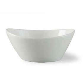 Better Homes & Gardens Elegant Wavy Porcelain Bowl for Versatile Serving of Salads, Sides, and Main Dishes