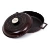 LAVA Premium Round Cast Iron Dutch Oven with Dome Lid – A Culinary Masterpiece