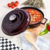 LAVA Premium Round Cast Iron Dutch Oven with Dome Lid – A Culinary Masterpiece