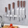 Premium Space-Saving Stainless Steel Magnetic Knife Rack for Kitchens