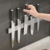 Premium Space-Saving Stainless Steel Magnetic Knife Rack for Kitchens