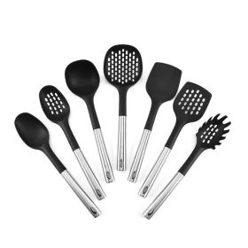 Stylish & Functional: 7-Piece Non-Stick Kitchen Utensil Set with Stainless Steel Handles