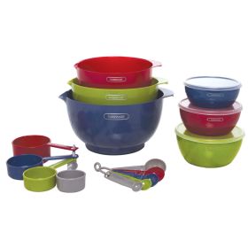 Farberware Professional 18-piece Mix and Measure Set in Assorted Sizes and Colors